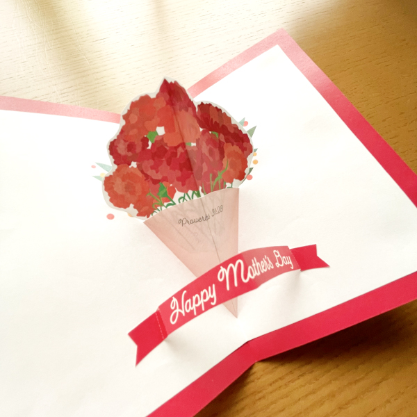 Mother’s Day pop-up card
