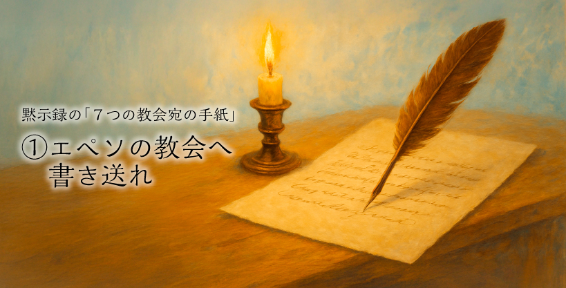 黙示録の「7つの教会宛の手紙」 ①エペソの教会へ書き送れ